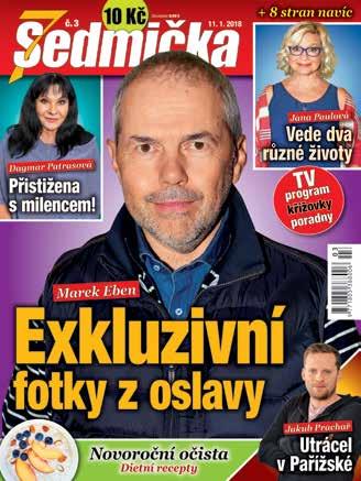 Sedmička Společenský týdeník vydávaný od roku 2012. Naleznete v něm exkluzivní rozhovory s českými celebritami.