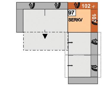 Špičatý roh velký s nastavením opěrky hlavy možné pouze v kombinaci s díly bez lůžkové úpravy 27 445 Kč 24 695 Kč 29 370 Kč 26 345 Kč 31 845 Kč 28 545 Kč 96 SELKV 97 SERKV 107 nebo nebo 107 Špičatý