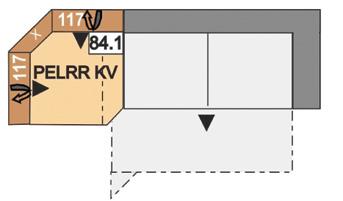 Kč 22 000 Kč 23 Kč 24 200 Kč 25 300 Kč 26 400 Kč 83 PELKV PERKV 117 117 Trapézový roh vlevo nebo vpravo