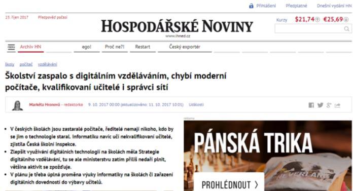 K největším překážkám v modernizaci vzdělávání