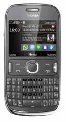 zabudované svietidlo nepoškriabateľný displej GPS Nokia 300 Elegantný telefón s 2,4-palcovým dotykovým displejom a hardvérovou