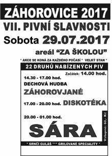 7. - 20.00 Dunkerk; pá 28. 7. - 20.00 Válka o planetu opic; so 29. 7. - 17.30 Valerian a město tisíce planet a 21.30 Špunti na vodě (letní kino, koupaliště); ne 30. 7. - 17.30 Spider-Man: Homecoming a 20.