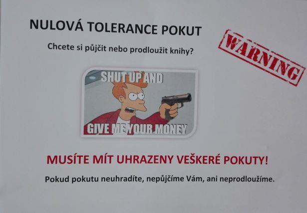 NULOVÁ TOLERANCE!