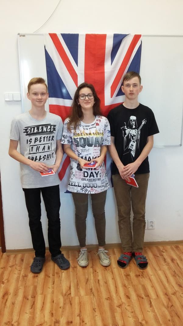 ENGLISH CONVERSATION CONTEST Výsledky školního kola Konverzační soutěže v angličtině 2017 Kategorie II.B (1.-2. ročník) počet účastníků: 14 maximální počet bodů (poslech B2 + speaknig): 42 1.