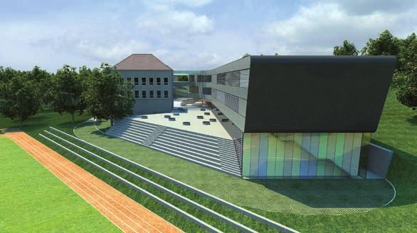 Projekt CTVO stavba nové školní budovy V roce 2006 došlo v rámci optimalizace krajského školství ke sloučení Střední průmyslové školy Ostrov a Středního odborného učiliště automobilního a