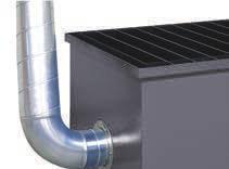 Stabilní ocelová konstrukce» Možnost integrovat s odsávacími kabinami KEMPER» Integrovaná vana na nečistoty» Pro připojení na centrální odsávání a filtraci