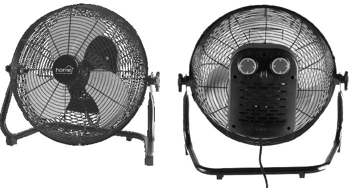 7 8 9 1 6 4 5 10 EN 1. protective grid. metal blade. base. tilt angle fixing screw 5. rubber feet 6. carrying handle 7. switch-off timer 8. switch of oscillation 9. switch of stages 10. power cable 1.