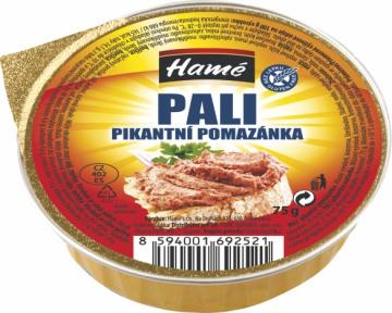 PALI PIKANTNÁ NÁTIERKA, MÁJKA 75 g ŠUNKOVÝ NÁREZ, TATÁRSKA ZMES