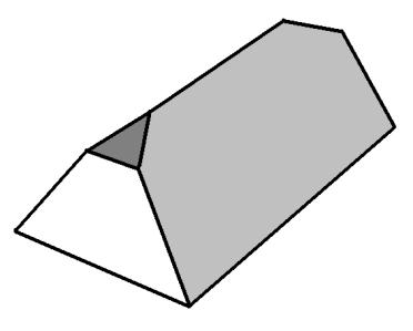 předběžný návrh dimenzí nosných prvků krovu.