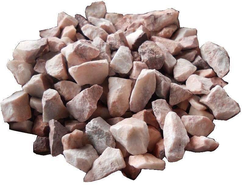 70-100mm Marble white chippings 8-20, 20-40,