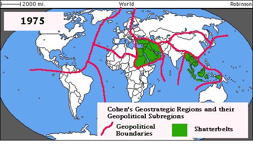 Revize v roce 1982: Subsaharská Afrika je dalším pásmem otřesu Světových velmocí je 5: SSSR, USA, Japonsko,
