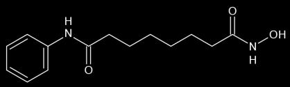 Inhibitory histondeacetyláz (HDACi) Vorinostat (SAHA, kyselina suberanilohydroxamová) Romidepsin (depsipeptid)