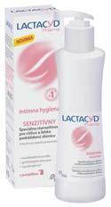 Lactacyd 250 ml senzitívny, antibakteriálny, hydratujúci, upokojujúci