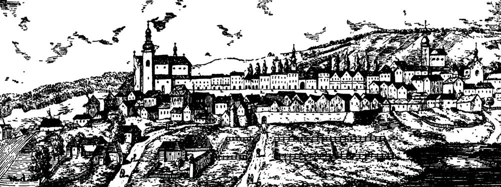 (1645). Mariánský sloup na náměstí z roku 1703 připomíná ochranu města před epidemiemi.
