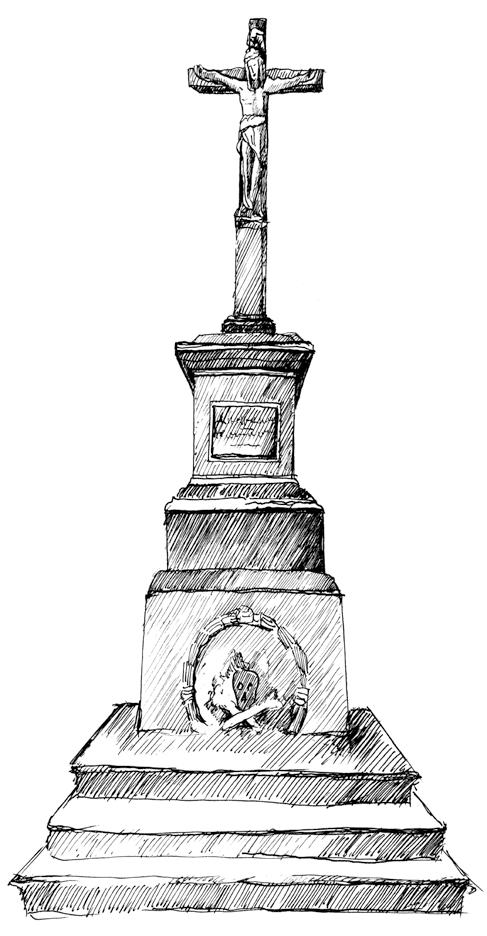 7. STAROSTA CARL LICK Dvojhrob poblíž kostela vypadá obyčejně, ze žulového náhrobku svítí jednoduchý nápis Carl Lick (1859 1935), ředitel spořitelny, starosta města 1918 1935 a čestný občan města
