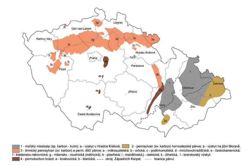 Geologie a nerostné suroviny Geologický vývoj území České republiky 148 oblastí. I krystalinikum vzniklé v kadomské orogenezi bylo znovu metamorfováno.