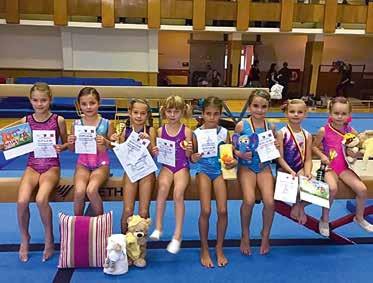 A protože se náš oddíl nevěnuje jen dětem na rekreační úrovni, ale i závodním gymnastkám, rozběhla se i jejich sezóna a my vám rády pravidelně sdělujeme, jak se nám na soutěžích daří. Dne 1.