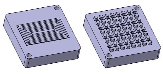 MATERIÁL A METODY Obr. 3.7 3D modely vzorků v programu CATIA V5 Vzorky byly systematicky označeny dle navrženého číslování dostupného v příloze 5 na str. 86.