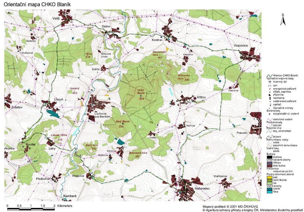 4.1.1.3. CHKO BLANÍK Chráněná krajinná oblast (dále CHKO) Blaník byla vyhlášena výnosem Ministerstva kultury ČSR č. 17332/81 ze dne 29. prosince 1981 o zřízení chráněné krajinné oblasti Blaník.