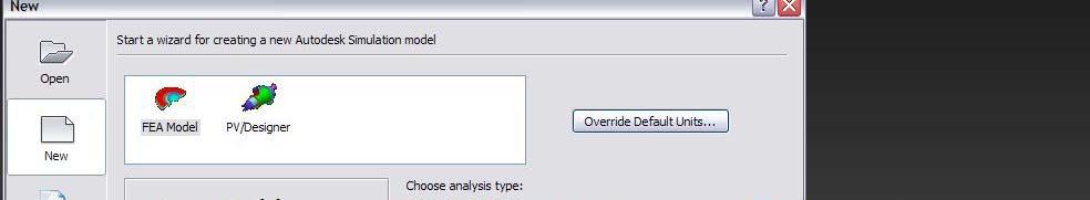 I. PREPROCESSING Vytvoření modelu ve FEA Editor V tomto oddílu je popsán postup tvorby dvourozměrného 2D modelu formy s připojením okrajových podmínek, zatěžujícího stavu a materiálových vlastností v