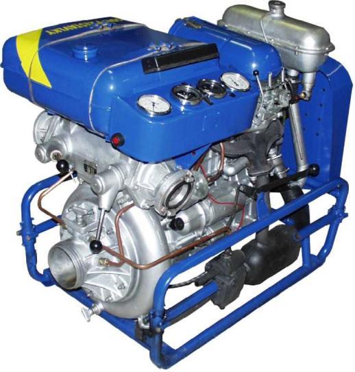 Obr. 4-5 Požární stříkačky PS 12 R1 [8] Motor Š 776.14K konstrukce V záři roku 1983 se započala výroba motoru Š 776 s objemem spalovacího prostoru 1221 cm 3.