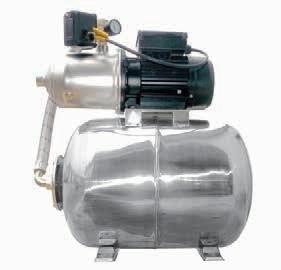 ČERPADLA POVRCHOVÁ A ČERPACÍ JEDNOTKY ČERPADLA VÍCESTUPŇOVÁ HP Čerpadlo HP1500 INOX je samonasávací vícestupňové odstředivé čerpadlo.