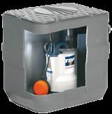 1 702 Hmax= 23 m, Qmax= 120 l/min, 1100W, 230V, s plavákom Unikátne ové rezacie zariadenie na vstupe čerpadla