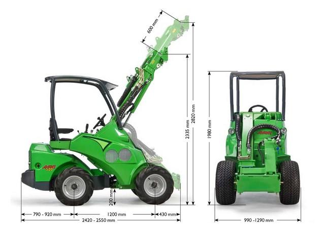 17 Avant - série 500 AGRO Avant 523 AGRO Avant 528 AGRO Motor Kubota D902 diesel Kubota D 1105 Diesel počet válců / chlazení 3 / vodní 3 / vodní Výkon 22 HP 26 HP Pojezd hydrostatický, pístové