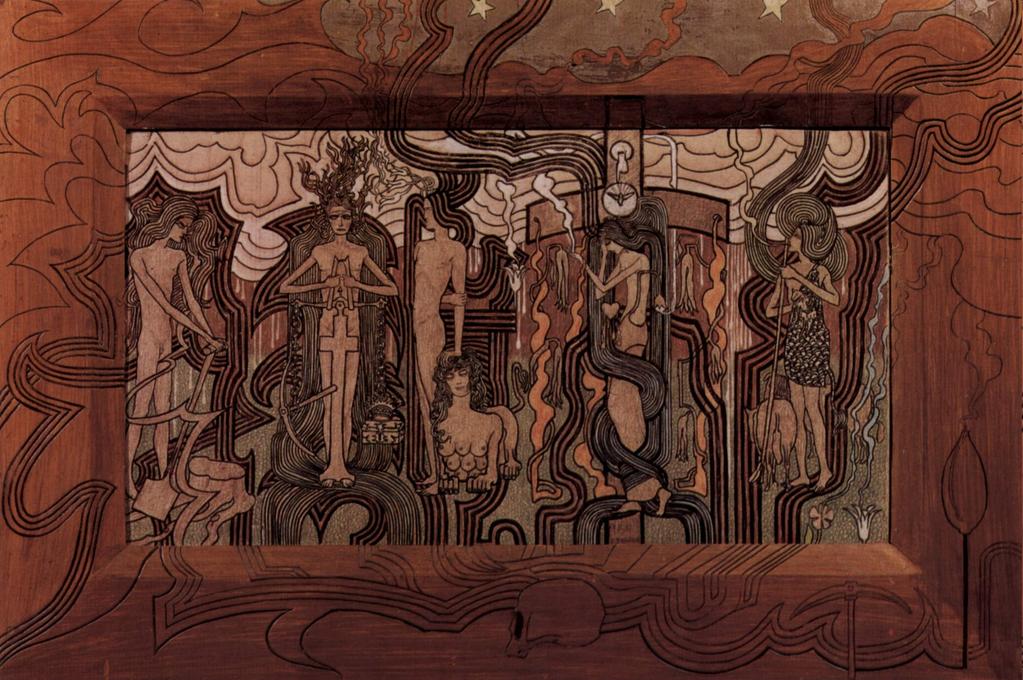 Jan Toorop, Píseň časů, 1893,