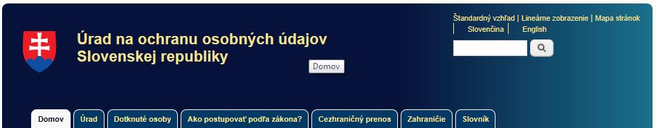 Napnenie egisatívnych požiadaviek Ochrana osobných údajov,