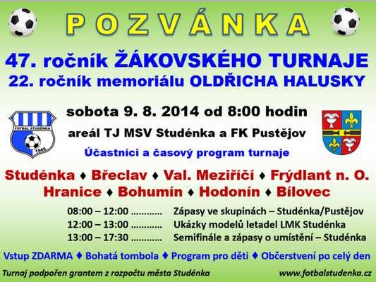 V neděli 22. června se ve fotbalovém areálu ve Studénce konal 2. ročník turnaje mladší a starší přípravky.