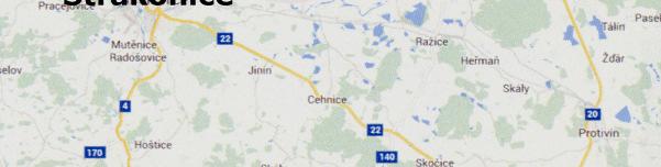 Norimberk - po dálnici na Plzeň - Nepomuk - dál směr Písek, odbočit na Strakonice, silnice č. 4. U vesnice Přešťovice je odbočka do Štěkně. 2.