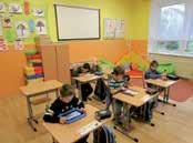 Ve třídách je 4 až 6 žáků, se kterými pracuje speciální pedagog a asistent pedagoga.