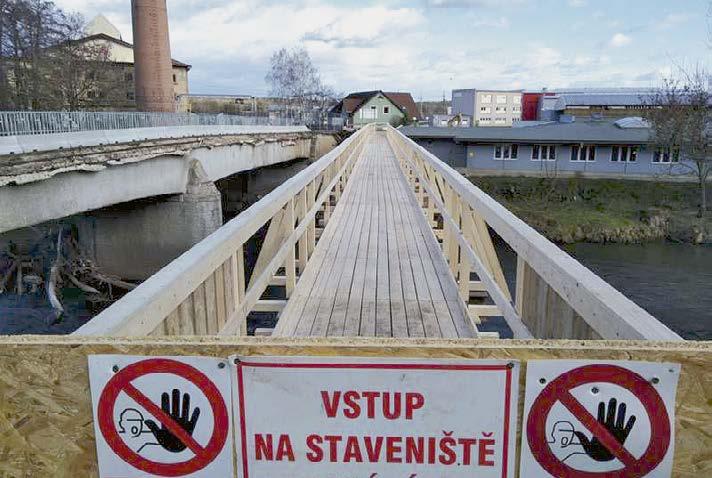 V případě, že by došlo k uzavření benáteckého mostu přes Jizeru, bude tato spojnice sloužit k bezpečnému spojení pro pěší a cyklisty.