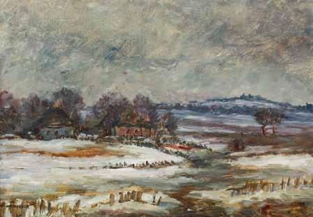 244 244 Emanuel Hosperger (1891 1984) Mořský příboj olej, plátno, 45 x 131 cm, sign.