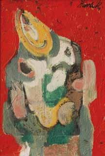 286 288 285 285 Jan Havlík (1915 1995) Klaun olej, plátno, 1964, 30 x 21,5 cm, sign.