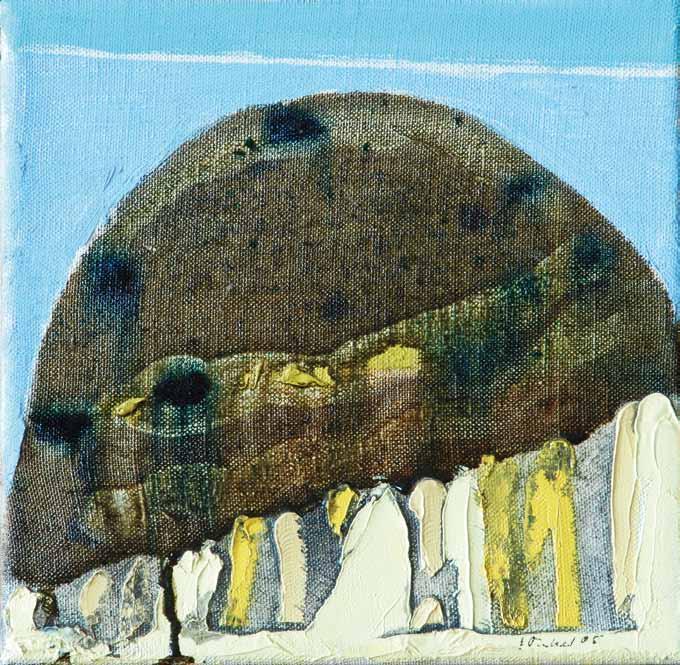 94 94 Ivan Ouhel (1945) Hora olej na plátně, 2005, 22,5 x 22,5 cm, sign. PD I. Ouhel 05, žák prof.