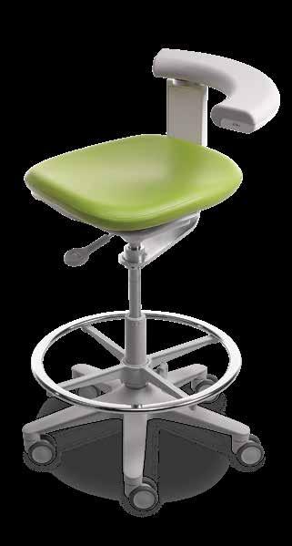 Židličky A-dec 500 Dynamická opora Naše sedáky A-dec 500 s řadou inovativních prvků mají dynamický sedací