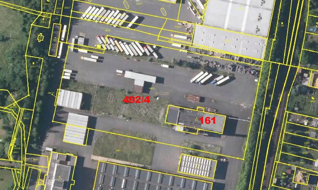 Tab. 1: Dotčené pozemky č. k.ú. vlastník výměra (m 2 ) druh pozemku způsob využití 492/4 Malšovice Bohemia Cargo 18.197 ostatní plocha manipulační plocha 161 Malšovice Bohemia Cargo 1.