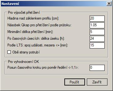 1.14 Vyhodnocení výpočtů ze simulace pomocí BOBO Program HYDRONet4 počítá kanalizační síť racionální metodou.