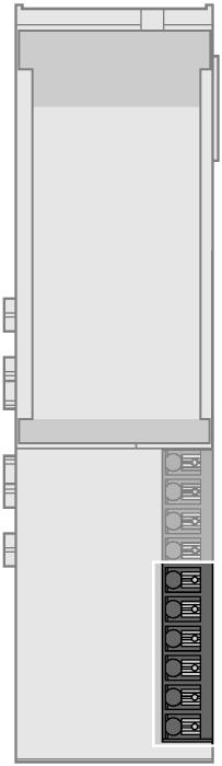 Anschlussübersicht Napájení Systémové napájení U SYS napájí komunikační bránu a I/O moduly. Napájení zátěže U L napájí senzory a akční členy. Schéma zapojení PROFIBUS-DP sběrnicový kabel (např.