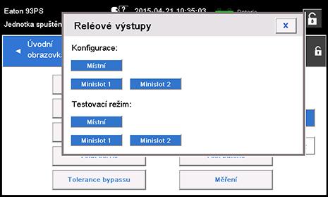 Obrázek 29. Možnosti nastavení reléových výstupů 7. Zadejte kód(y) funkcí, které mají v případě své aktivace sepnout relé. 8. Stiskněte tlačítko OK a tlačítkem Uložit uložte změny.
