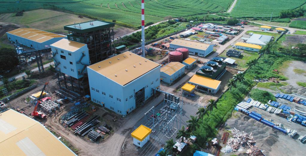 THOMASLLOYD Portfolio Report Q4 2017 San Carlos BioPower Výstavba na místě během této doby pokračovala s tím, že je nyní dokončena konstrukce ocelového dopravníku.