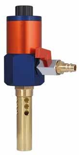 vyprazdňování cca 60 l/min automatický uzavírací ventil zabraňuje přetečení Pozor: Pneumatické čerpadlo nepoužívejte pro snadno vznětlivé a výbušné