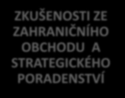 Zkušenosti ze zahraničního obchodu včetně vývozu investičních