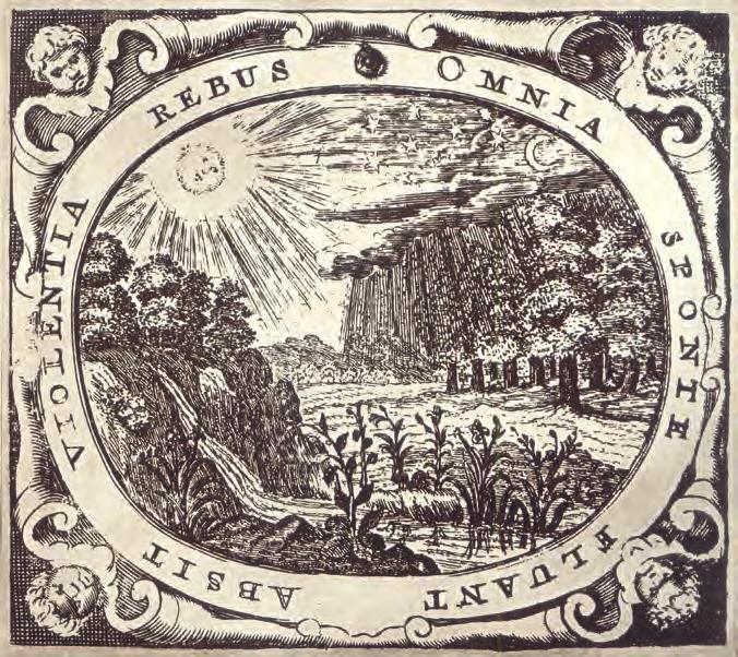 Jan Amos Komenský v paměti a ve výtvarném umění Komenského exlibris s jeho heslem Omnia sponte fluant, absit violentia rebus ( Všechno nechť volně plyne, buď vzdálena jakákoli násilnost ).