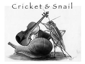 KONCERTY VÝSTAVY Cricket & Snail (Cvrček & Šnek) 10. 10. od 19.00 Lucie Carlson housle, James Carlson akordeon.