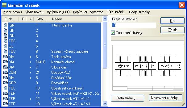 Naskočí dialog pro zadání čísla první stránky skupiny vybraných stránek pro přečíslování, např. 1 (nebo také ABC100, ). Tlačítkem OK se přečíslování provede.