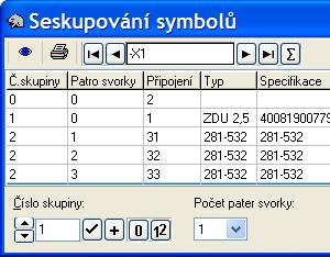 Tip JAK SEŘADIT SVORKY VE VÝPISU SVOREK PODLE JEJICH ZNAČENÍ Někdy se stane, že svorky nejsou ve výpisu seřazeny podle svého značení. To je tím, že svorky jsou řazeny podle tzv.