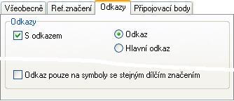 - Automaticky zápisem u symbolu v databázi Odkaz lze každému symbolu vnutit zápisem v databázi v poli SCHsymbol.